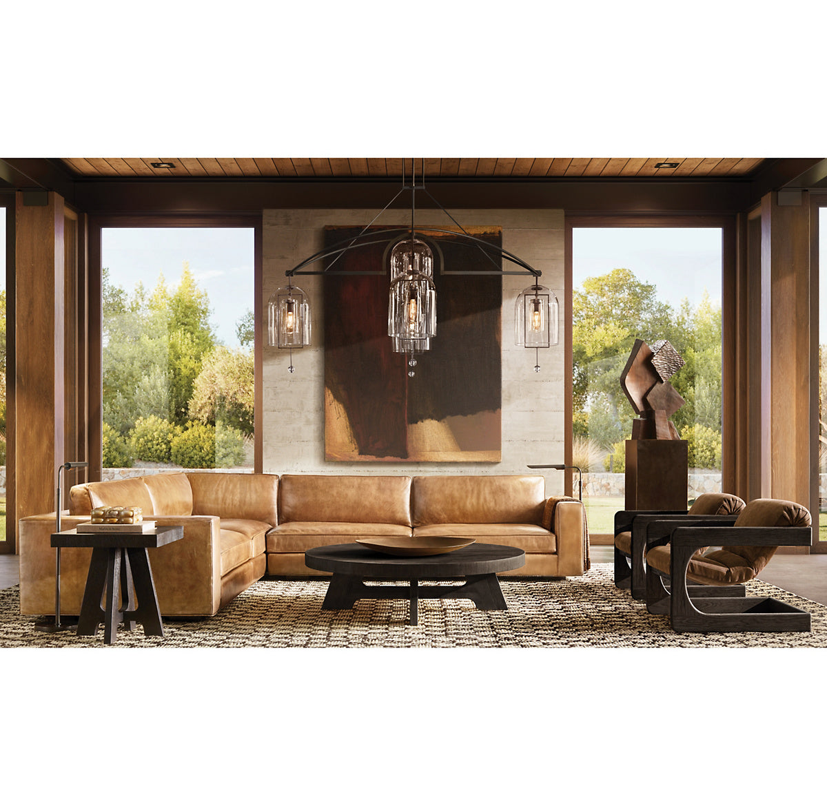 Fulcrest Grand Round Chandelier 85"