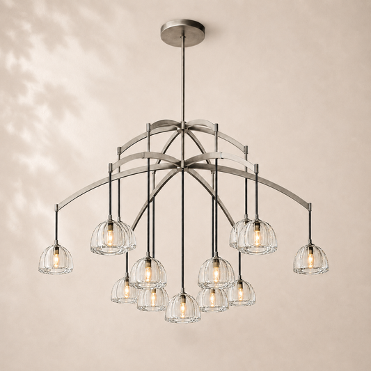 Hemora Grand Round Chandelier 60"