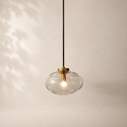 Calvette Clear Glass Pendant