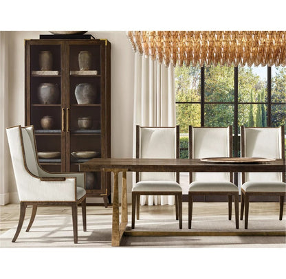 Chivara Amber Glass Tiered Rectangular Chandelier 74"