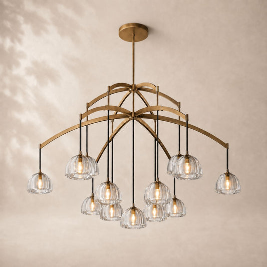 Hemora Grand Round Chandelier 60"