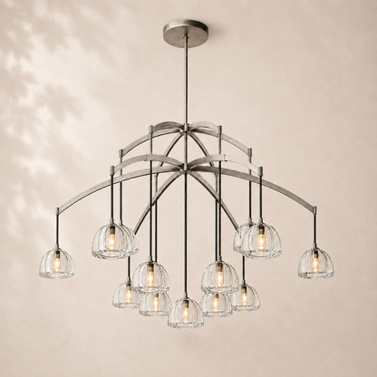 Hemora Grand Round Chandelier 60"