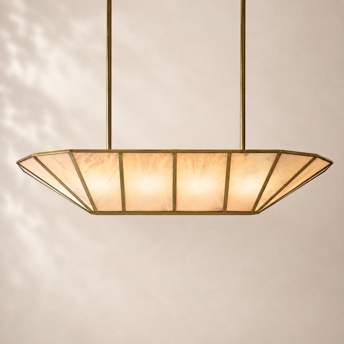 Louvette Linear Chandelier 52"