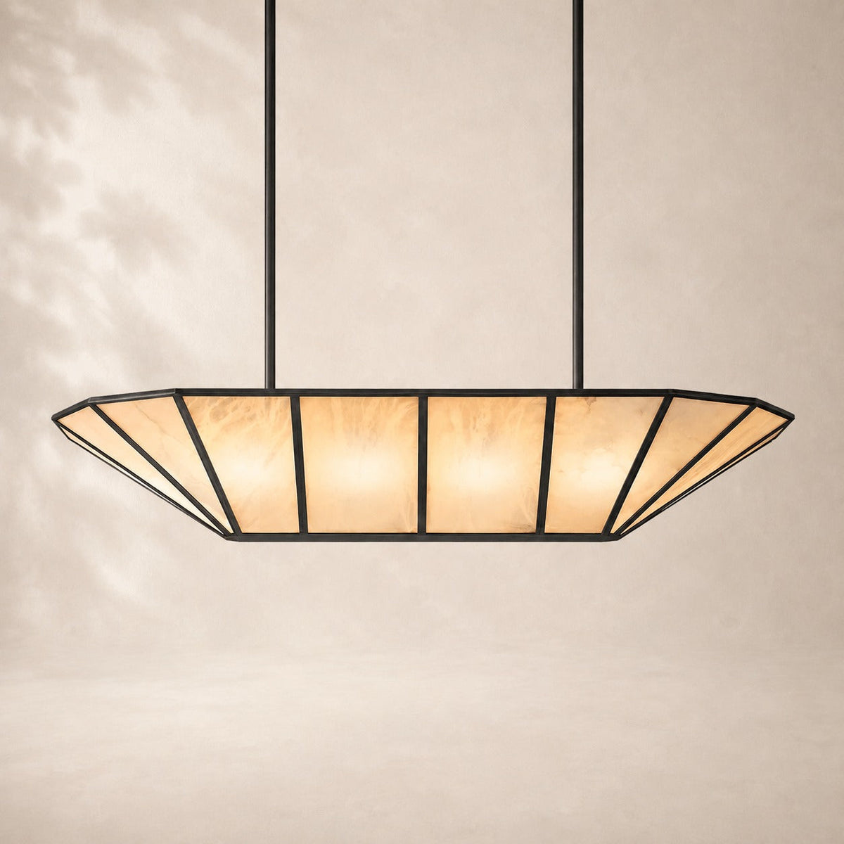 Louvette Linear Chandelier 52"