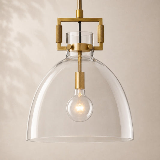 Macelle Glass Cloche Pendant 10" 14" 18"
