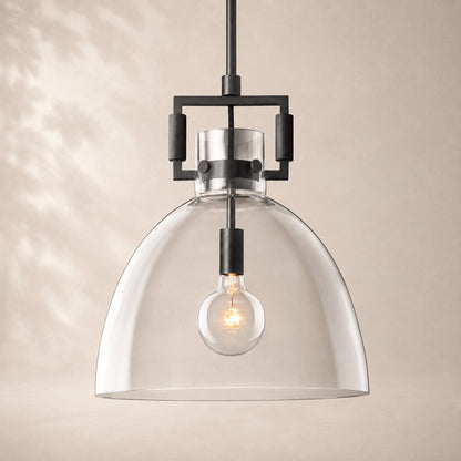 Macelle Glass Cloche Pendant 10" 14" 18"