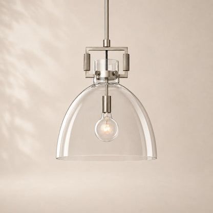 Macelle Glass Cloche Pendant 10" 14" 18"