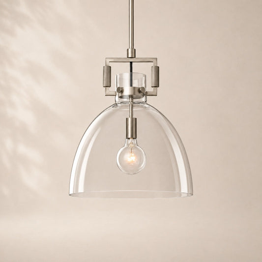 Macelle Glass Cloche Pendant 10" 14" 18"