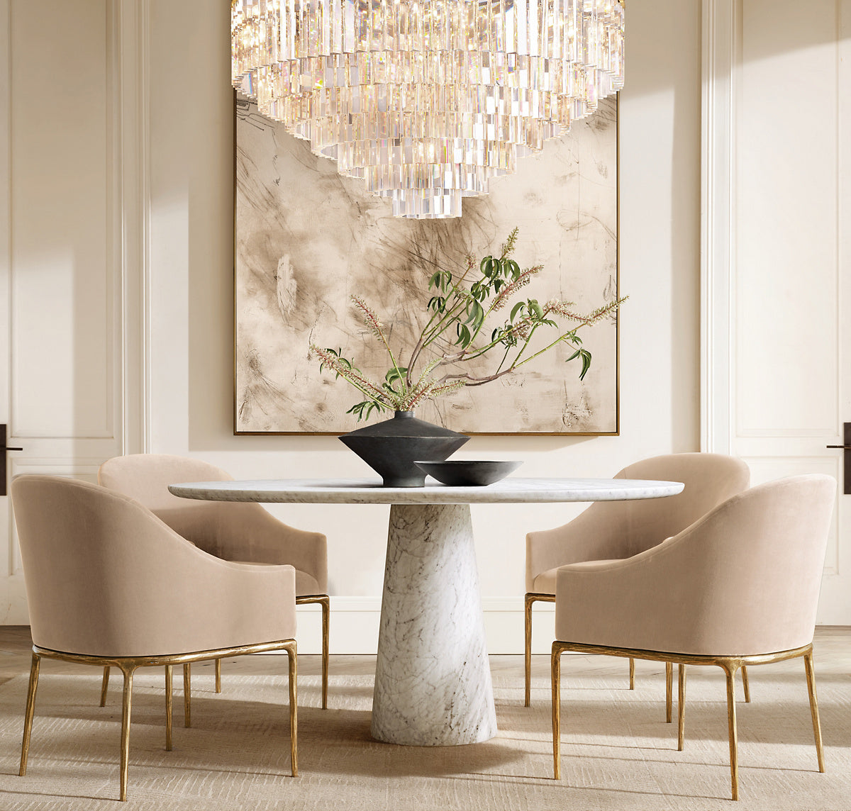 Odevra Round Chandelier 44"