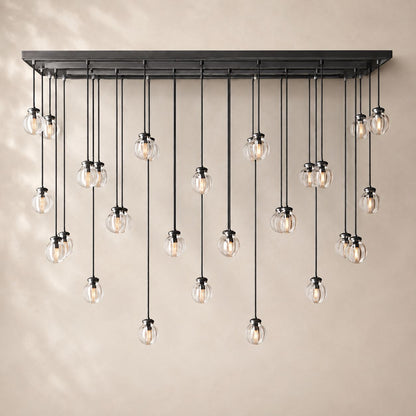 Perlisse Rectangular Chandelier 72"
