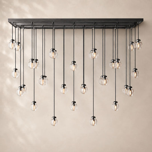 Perlisse Rectangular Chandelier 72"