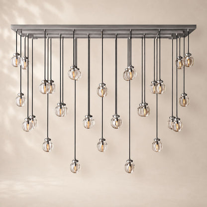 Perlisse Rectangular Chandelier 72"