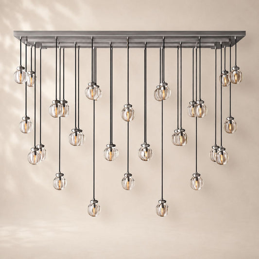 Perlisse Rectangular Chandelier 72"