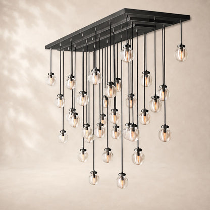 Perlisse Rectangular Chandelier 72"