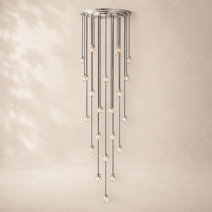 Perlisse Round Chandelier 48"