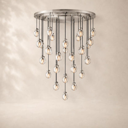 Perlisse Round Chandelier 48"